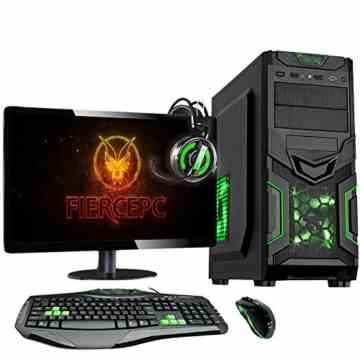 Fierce ULTRA SCHNELLE Vierkern Familie Gaming PC – 4.0GHz AMD A-Series A10-7860K – Gaming, Büro, Familie PC – (WIFI, 8GB RAM, 1TB Festplatte, R7 Serie Grafik) – 218104 -