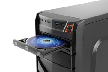Gaming PC IDV Intel i5-7600 inkl. Windows 7 Professional – Intel Quad-Core i5-7600 4× 3500 MHz, GeForce GTX 1070, 16GB RAM, 240GB SSD, 1TB HDD, USB 3.1 -