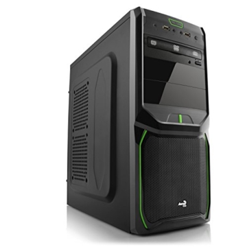 Home & Office PC IDV Q1900M-3 inkl. Windows 7 Professional – Intel Quad-Core J1900 4× 2000 MHz, 8GB RAM, 500GB HDD -