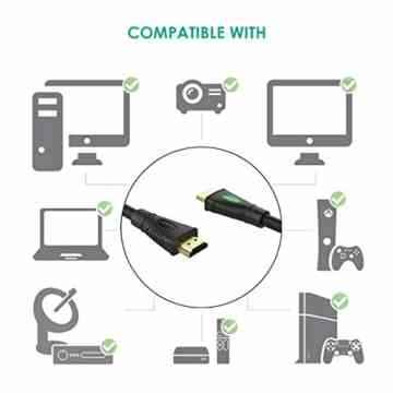 Honstek HD03 Hochgeschwindigkeits HDMI auf HDMI Kabel 0,9 m 1,8 m 3 m 4,6 m 7,6 m Kabel Unterstützung Ethernet 3D 4K Video und Audio Kanal kompatibel mit Blu-Ray Player Apple TV PS4 PS3 Xbox Eine Xbox 360 und alle Computer HDMI Geräte -