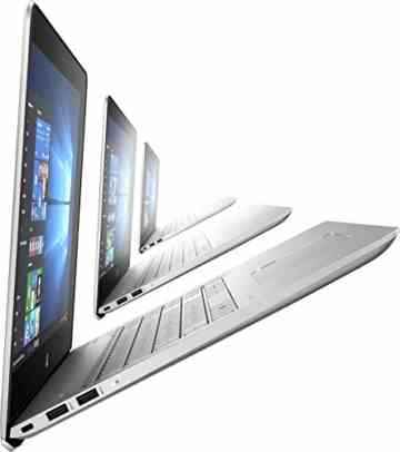 HP Envy (15-as006ng) 39,6 cm (15,6 Zoll FHD IPS UWVA) Notebook (Intel Core i5-6260U, 1 TB HDD, 128 GB SSD, 8 GB RAM, Intel Iris-Grafikkarte 540, Windows 10) silber -