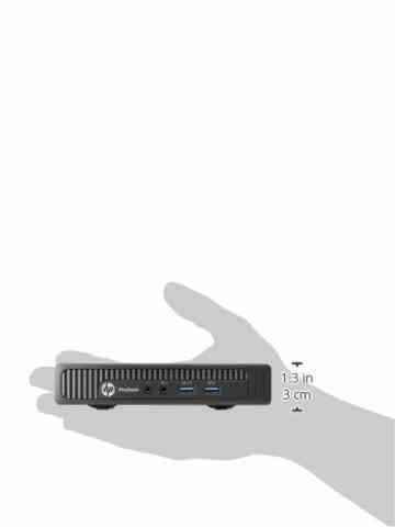 HP ProDesk 400 G1 (N9F35EA) Mini Desktop-PC (Intel Pentium G3250T, 4 GB RAM, 500 GB HDD, Win 7 Pro 64) schwarz -