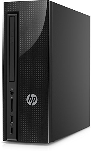 HP Slimline (260-a151ng) Desktop PC (AMD Quad-Core A8-7410 APU, 8 GB RAM, 2 TB HDD, AMD Radeon R5, Windows 10 Home 64) schwarz -