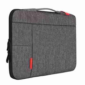 iCozzier 13-13,3 Zoll Laptoptasche mit Griff tragbare Laptoptasche Sleeve Hülle Schutztasche für 13″ Macbook Air/ MacBook Pro / Pro Retina Sleeve – Dunkelgrau