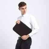 iCozzier 13-13,3 Zoll Diamantstil handliche Hülle für Asus Acer HP Lenovo Dell Samsung Toshiba Chromebook Macbook Ultrabook Laptop Notebook Computer – Schwarz -