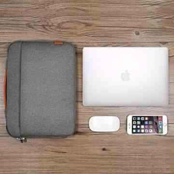 Inateck 15,4″ Macbook Pro Retina Sleeve Hülle, Speziell für Apple Macbook pro 15,4 Zoll, Dunkelgrau -