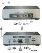Intel NUC i3-5010U 2x 2.1GHz, DualCore (NUC5i3RYH) | 8GB DDR3-1600 | 120GB S-ATA SSD| Intel HD Graphics | 35W Netzteil, extern | HDMI Soundchip | USB 3.0 Ports | Microsoft Office 2010 Starter (Word, Excel) | Windows 7 Professional (OEM) 64Bit [98747_W7] -