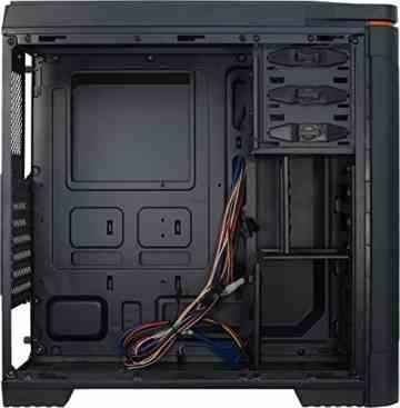 Inter-Tech 88881195 Case SY-703 Black Midi w/o PSU -