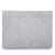 KANVASA Filz Laptop Sleeve 13 13,3 Zoll MacBook Air & Pro – Premium Laptoptasche Hülle Laptophülle Filztasche grau mit schwarzem Leder – Tasche für Notebook Ultrabook von Microsoft Acer HP Dell uvm. -