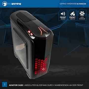 Kiebel [184658] Gamer PC 7.0 Intel Core i7-7700 (4×3.6GHz) | 16GB DDR4-2666 RAM | 256GB M.2 SSD + 1TB HDD | NVIDIA GTX 1070 8GB | ASUS Z270-P | Windows 10 | Gaming Computer -