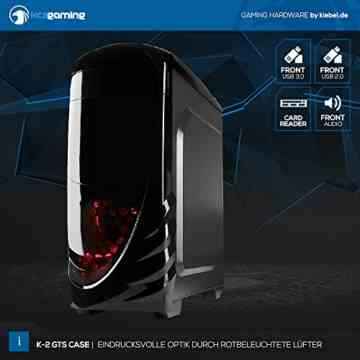 Kiebel [184662] Gamer PC 7.0 Intel Core i5-7500 (4×3.4GHz) | 16GB DDR4-2666 | NVIDIA GTX 1060 6GB | 1TB HDD | ASUS Z270-P | Windows 10 | Gaming Computer -