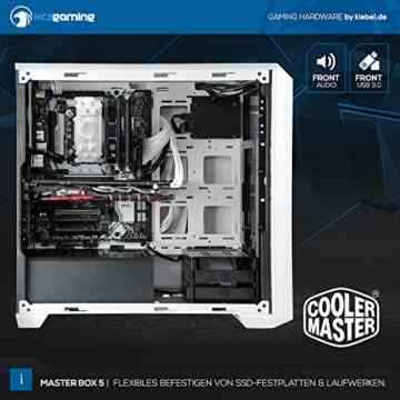 Kiebel Gamer-PC Icestorm [184461] Intel i5 7600K (4×3.8GHz) | 16GB DDR4-2666 | 256GB M.2 SSD + 1TB HDD | NVIDIA GeForce GTX 1060, 6GB | ASUS Strix Z270F Gaming | USB3 | Sound | LAN | 600W | Win10 -