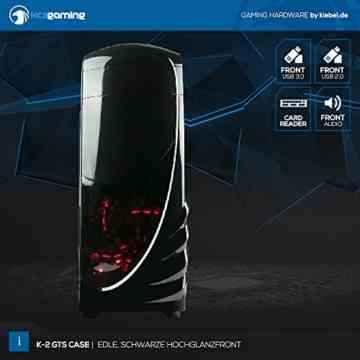 Kiebel Komplett Set Gamer-PC + TFT [184136] Intel Core i5 7500 4×3.4GHz | 16GB DDR4 | M.2 SSD + 1TB HDD | NVIDIA Geforce GTX 1050Ti 4GB | ASUS | DVD | Sound | WLAN | USB3 | Gaming Computer -
