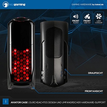 Kiebel Komplett Set Gamer-PC + TFT [184493] Intel Core i5 7500 4×3.4GHz | 16GB DDR4 | 256GB M.2 SSD + 1TB HDD | NVIDIA Geforce GTX 1060 6GB | ASUS | DVD | Sound | WLAN | USB3 | Gaming Computer -