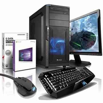 Komplett-PC DirectX 12 Gaming-PC Six-Core AMD FX-6300 6×3.5GHz (Turbo bis 4.1GHz), 22-Zoll LED Bildschirm, Gaming Tastatur/Maus, Windows 10 Professional 64bit, GeForce GTX 960 4GB, 1TB HDD, 8GB RAM #5021 -