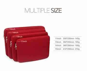Laptop Hülle, 11.6-15.6 Zoll Laptoptasche Weiche Schutzhülle MacBook Pro / MacBook Air / Ultra Notebook Computer Schutztasche -