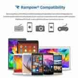 Micro USB Kabel Nylon 1m / 3.3ft [2-Pack] – Rampow® 2A Micro USB Schnellladekabel geflochtenes Samsung Ladekabel / Ladekabel Samsung – Lebenslange Garantie – High Speed Sync und Ladekabel für Android Smartphones, Samsung Galaxy, HTC, Huawei, Sony, Nexus, Nokia, Kindle und mehr – Rot & Schwarz -