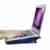 Mondpalast @ Notebook Kühler Laptop Cooling Pad Ständer Silent Laptopständer Kühlpad Kühlmatte mit blaue LEDs rutschfeste Gummifüße für Notebook Laptops unter 17 Zoll HP Lenovo Asus Dell Acer Macbook -