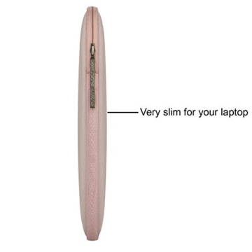 MOSISO Wasserresistente Lycra Laptop Hülsen Beutel Abdeckung für 13-13.3 Zoll MacBook Pro, MacBook Air, Notebook mit kleinem Kasten Fall, Baby Rosa -