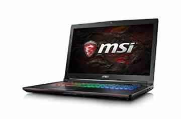 MSI 00179B-SKU61 Notebook (Intel Core i7-6700HQ (Skylake) Prozessor, Arbeitsspeicher: 16 GB RAM, NVIDIA GeForce GTX1060, 256GB SSD + 1TB HDD Festplatte, Windows 10 Home) schwarz -