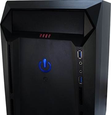 N21-02 Arthurus Gaming ATX PC MidiTower Gehäuse USB 3.0 Fontanschluss grosses Fenster ohne Netzteil für grosse Grafikkarten geeignet -