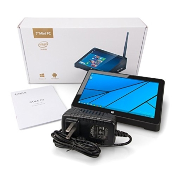 New 7inch TV BOX GOLE F2 Windows 10 & Android 4.4 Intel quad core 2GB + 64GB 1280X800 all in one mini tablet PC -