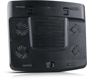 NOTEBOOK LAPTOP KÜHLER COOLER STÄNDER- 5 x LÜFTER – 2 x USB – 10 – 17″ ZOLL -