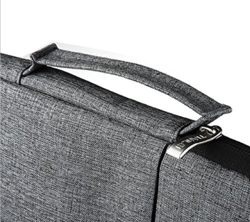 Premium Leinwand Busniess Reißverschluss mit Sleeve Tasche zwei Innentaschen; Cover für Samsung Notebook 5/Notebook 7 15,6/Fujitsu Lifebook/Acer Aspire V15/Predator 15/Asus ROG/HP Pavilion 15,6 in Laptops -