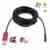 qmssic 8 mm Objektiv Micro USB Endoskop Inspektion Endoskop Kamera Schlange Kameras Helligkeit für Android Handy (mit OTG und UVC-Funktion)/PC/MAC, 2.0 Megapixel Wasserdicht