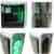 rgdigital – Case cortek Ghost weiß ATX 2.0 3 x Fan Lüfter 30 LED Grün Green inklusive ghostn USB 3.0 Gaming bis 8 Lüfter Nachrüstung, Käfig für Liquid Cooler -