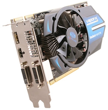Sapphire Ati Radeon HD 5770 Vapor-X Grafikkarte (PCI-e, 1GB GDDR5 Speicher, DVI-I, HDMI, 1 GPU) Lite Retail -