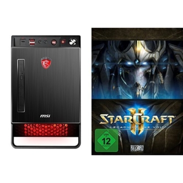 Set: MSI Nightblade X2B Desktop-PC (Intel Core i5 6400 (Skylake), 8GB DDR4 RAM, 2TB HDD + 128GB SSD, NVIDIA GeForce GTX 960, Win 10 Home) + StarCraft II: Legacy of the Void -