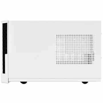SilverStone SST-SG13WB – Sugo Mini-ITX Kompaktes Kubus-Computer-Gehäuse, Gitter-Frontblende, schwarz-weiss -