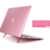 STONG Matte Gummierte Harte Schutzhülle mit Kickstand Ständer für Macbook Air 13 Hülle Cover Tasche Silicon Case Shell Hard Plastik mattiert SchutzTasche + tpu Tastatur-Schutzfolie(Rosa,MacBook Air 13 A1369 / A1466) -