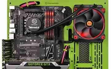 THERMALTAKE Water 3.0 Riing Red 140 Wasserku.1x14cmPWM Intel 2011v3/2011/1366/1150/1151/1155/1156 AMD FM2+/FM2/FM1/AM3+/AM3/AM2+/AM2 -