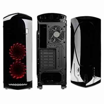 Toletec Komplett PC Gamer Intel i5 7600 4x 4.1 Ghz Geforce GTX 1060 3GB OC 1TB 8GB Ram Windows 10 MSI Pro USB 3.1 W-Lan 300 Gaming Tower Cardreader DVD (Punisher I5 GTX 1060) -