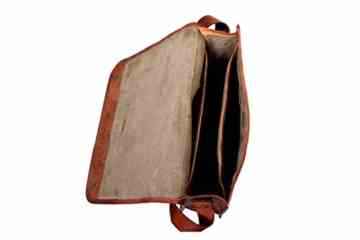 Urbankrafted Leather Messenger Bag 15″ Leather FULL FLAP Laptop Bag Eco Friendly Leather Bag by Urban Hide -