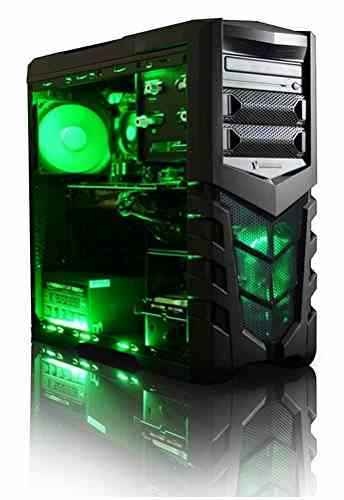 Vibox VBX-PC-16256P 54,61 cm (21,5 Zoll) Ripsaw Paket 4 Gaming Desktop-PC (Intel Core i7 i7-4790, 16GB RAM, 2TB HDD, NVIDIA Geforce GTX 980, Win 10 Home) grün -