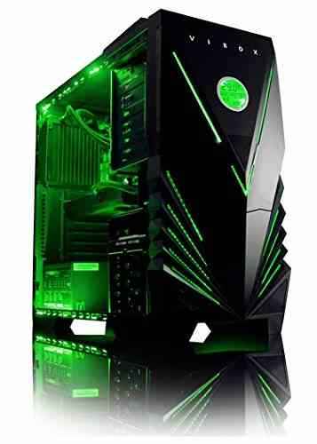 Vibox VBX-PC-17292 Cetus 45 Gaming Desktop-PC (Intel Core i7 i7-4790K, 32GB RAM, 3240GB HDD, NVIDIA Geforce GTX 980 Ti, Win 10 Home) grün -
