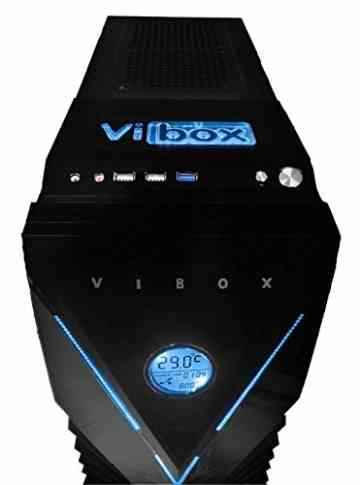 Vibox VBX-PC-4935-II Apache Paket 9 54,6 cm (21,5 Zoll) Gaming Desktop-PC (AMD Phenom Quad Core FX-6300, 16GB RAM, 1TB HDD, NVIDIA Geforce GTX 960, Win 10 Home) blau -