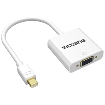 VicTsing Mini DisplayPort DP auf VGA Adapter Kabel Konverter für Apple MacBook, MacBook Air, MacBook Pro, iMac, Mac mini, Microsoft Surface Pro/ Pro 2/ Pro 3, Lenovol Thinkpad X1/ Carbon/ Touch/ Helix -