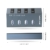 Wavlink Aluminum 4-Port USB 3.0 Hub mit Unabhängige Schalter und Schnellladung für Apple MacBook, MacBook Air, MacBook Pro, Mac Mini, iMac, MacPro, Windows Laptops und Ultrabooks, sowie PCs und weiteren USB 3.0 kompatiblen Geräten (80cm Verlängerungskabel) -