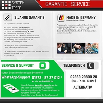 Win 10 Komplett Set PC System mit TFT Intel i7 4790 4×4,0 GHz 16 GB -