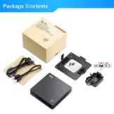 Z83V MINI PC Bqeel Smart Mini Desktop-PC mit Intel Atom x5-Z8350 Prozessor Intel HD Graphics 400 2GB DDR3+ 32GB ROM unterstützt Windows 10 / Linux System doppelte Bildschirmdarstellung über VGA und HDMI Port -