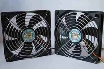 (zwei Verpackungs) Lüfter lange Lebensdauer Dual-Kugellager-Fan für PC, Computer-Gehäuse, CPU-Kühler und Radiatoren, TV-BOX (PWM 4-PIN(12V), 120X120X25(mm))