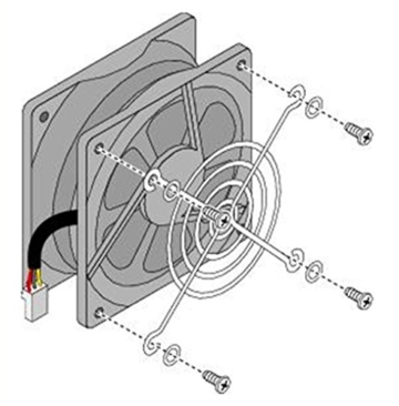 (zwei Verpackungs) Lüfter lange Lebensdauer Dual-Kugellager-Fan für PC, Computer-Gehäuse, CPU-Kühler und Radiatoren, TV-BOX (3-PIN(12V), 92X92X25(mm)) -